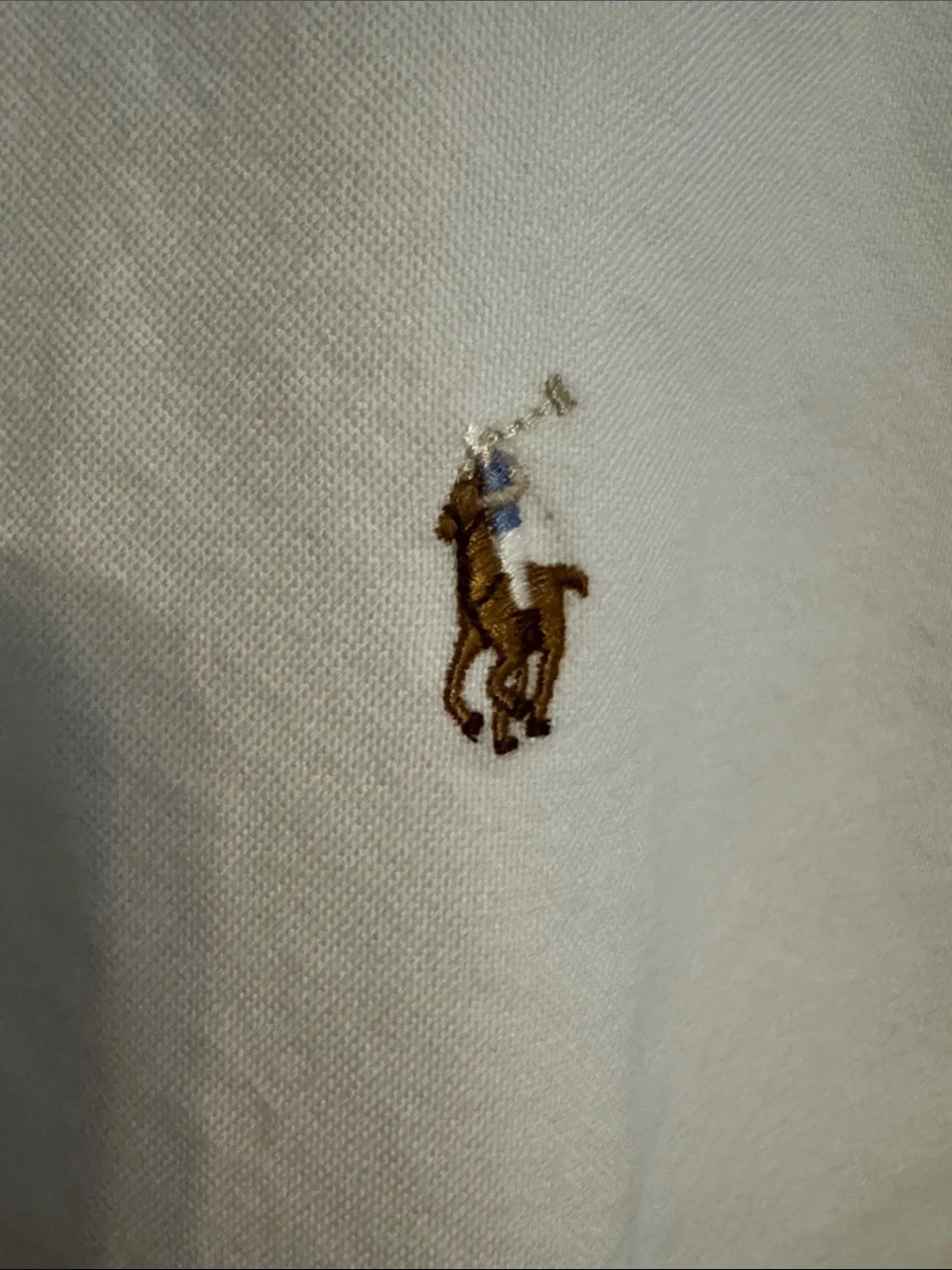 Boys Ralph Lauren white button down with Embroidered Pony size 16